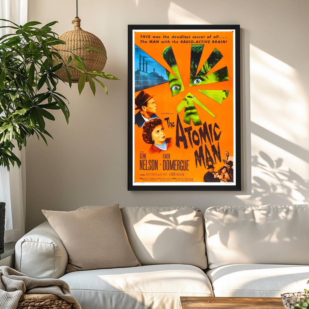 "Atomic Man" (1955) Framed Movie Poster