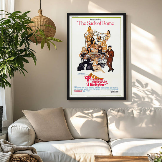 "Pussycat, Pussycat, I Love You" (1970) Framed Movie Poster