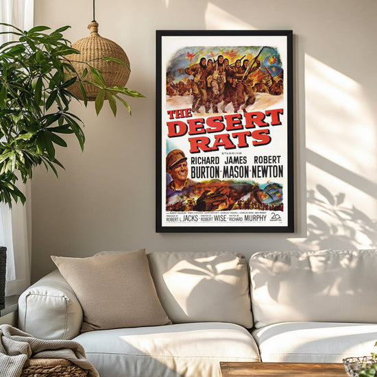 "Desert Rats" (1953) Framed Movie Poster