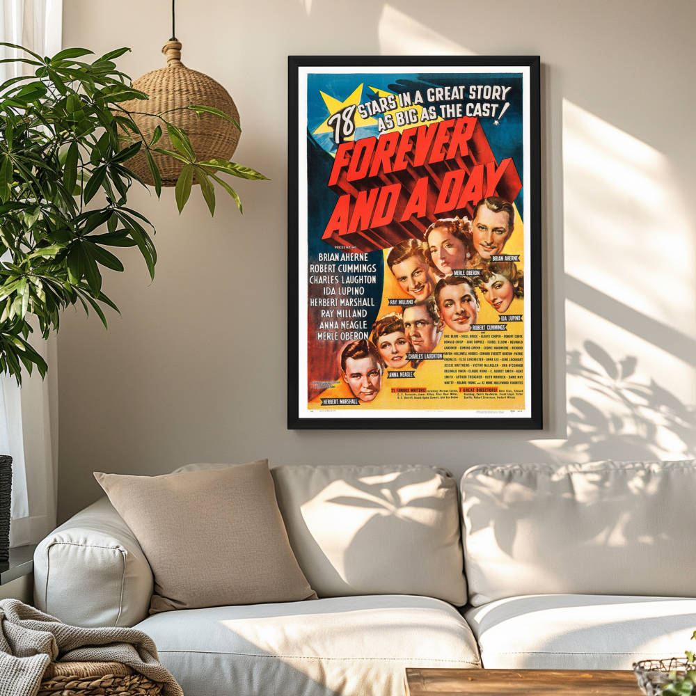 "Forever And A Day" (1943) Framed Movie Poster