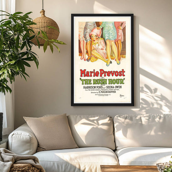 "Rush Hour" (1928) Framed Movie Poster