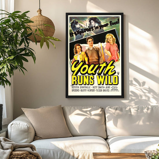 "Youth Runs Wild" (1944) Framed Movie Poster