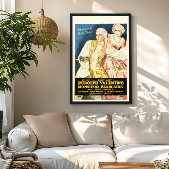 "Monsieur Beaucaire" (1924) Framed Movie Poster