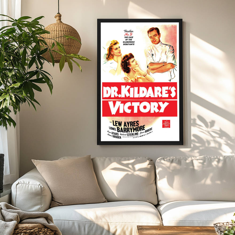 "Dr. Kildare's Victory 'Thriller No. 9" Framed Movie Poster