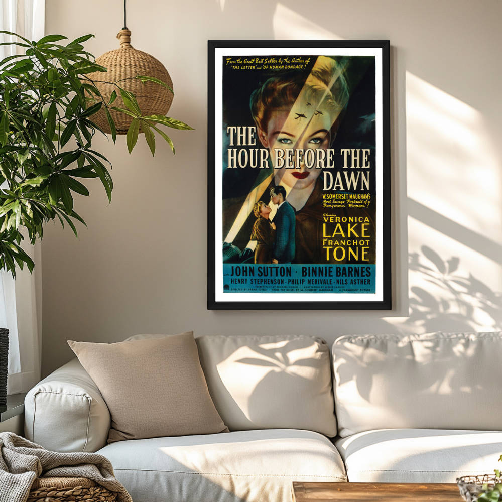 "Hour Before The Dawn" (1944) Framed Movie Poster