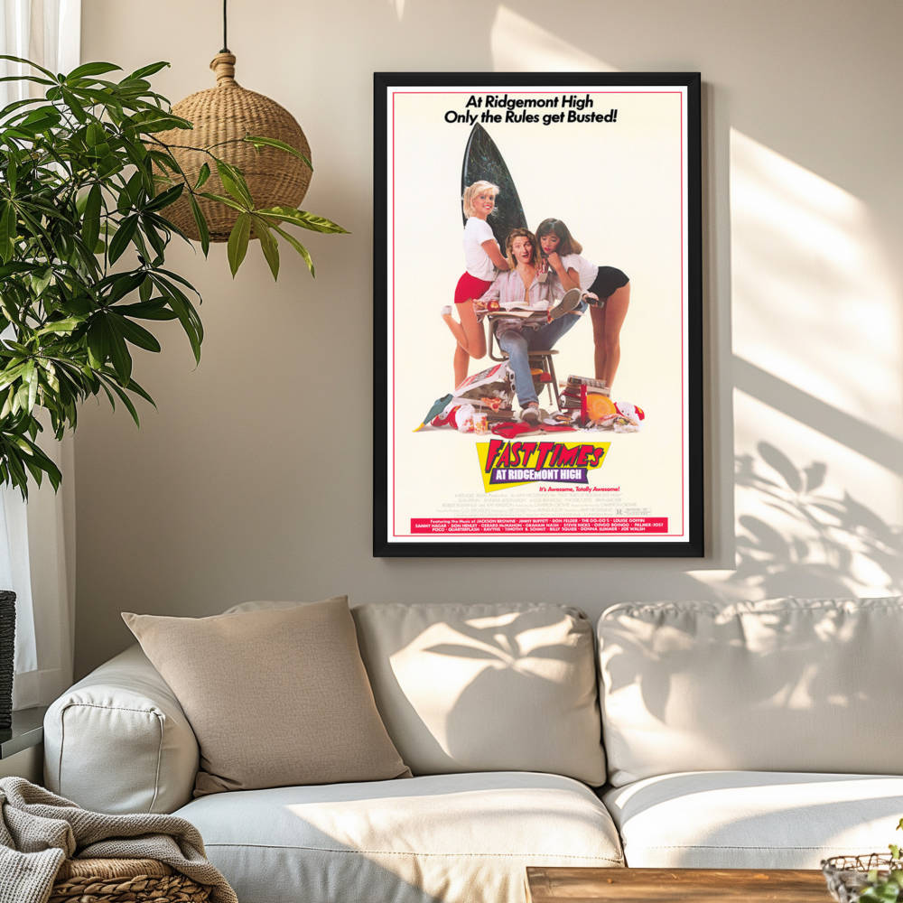 "Fast Times at Ridgemont High" Framed Movie Poster