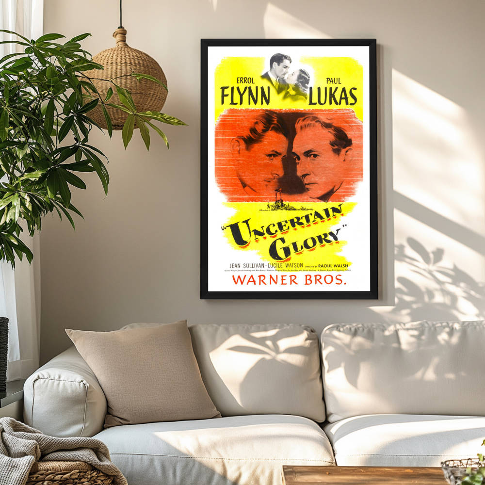 "Uncertain Glory" (1944) Framed Movie Poster