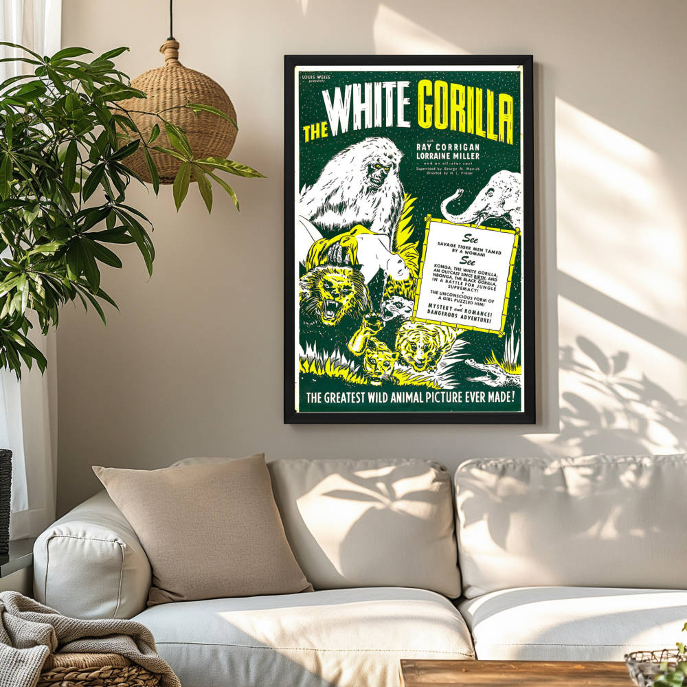 "White Gorilla" (1945) Framed Movie Poster