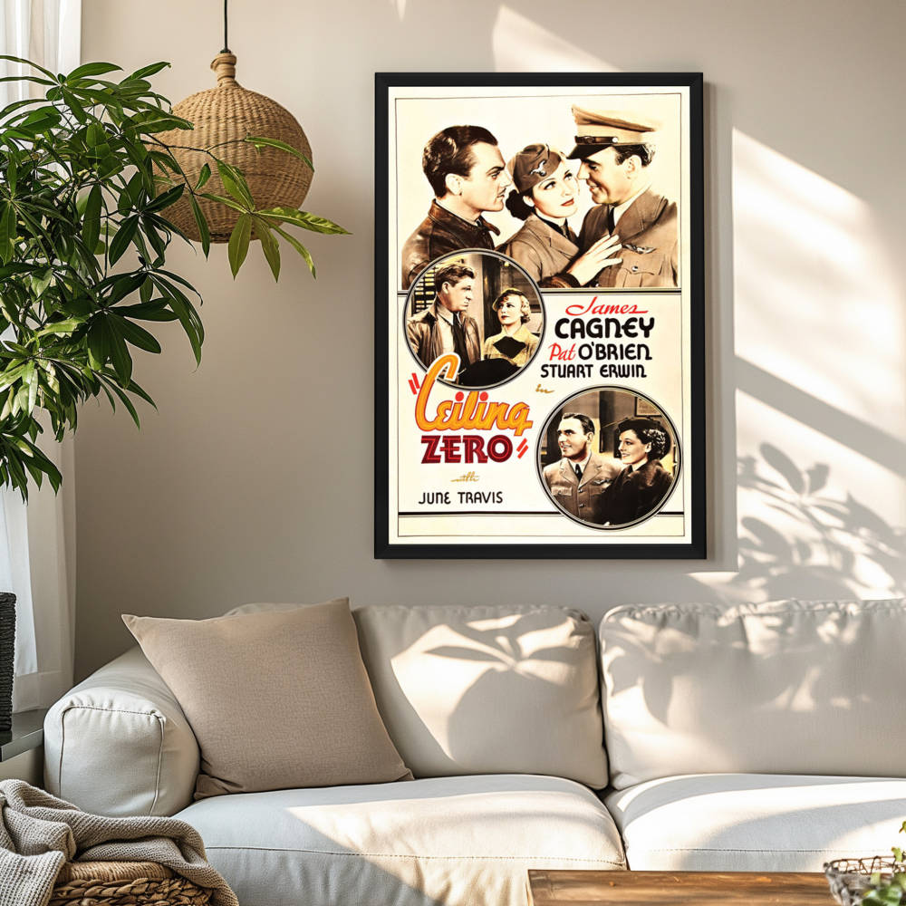 "Ceiling Zero" (1936) Framed Movie Poster