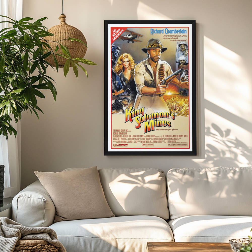 "King Solomon's Mines" (1985) Framed Movie Poster