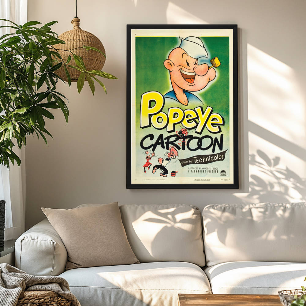 "Popeye" (1933) Framed Movie Poster