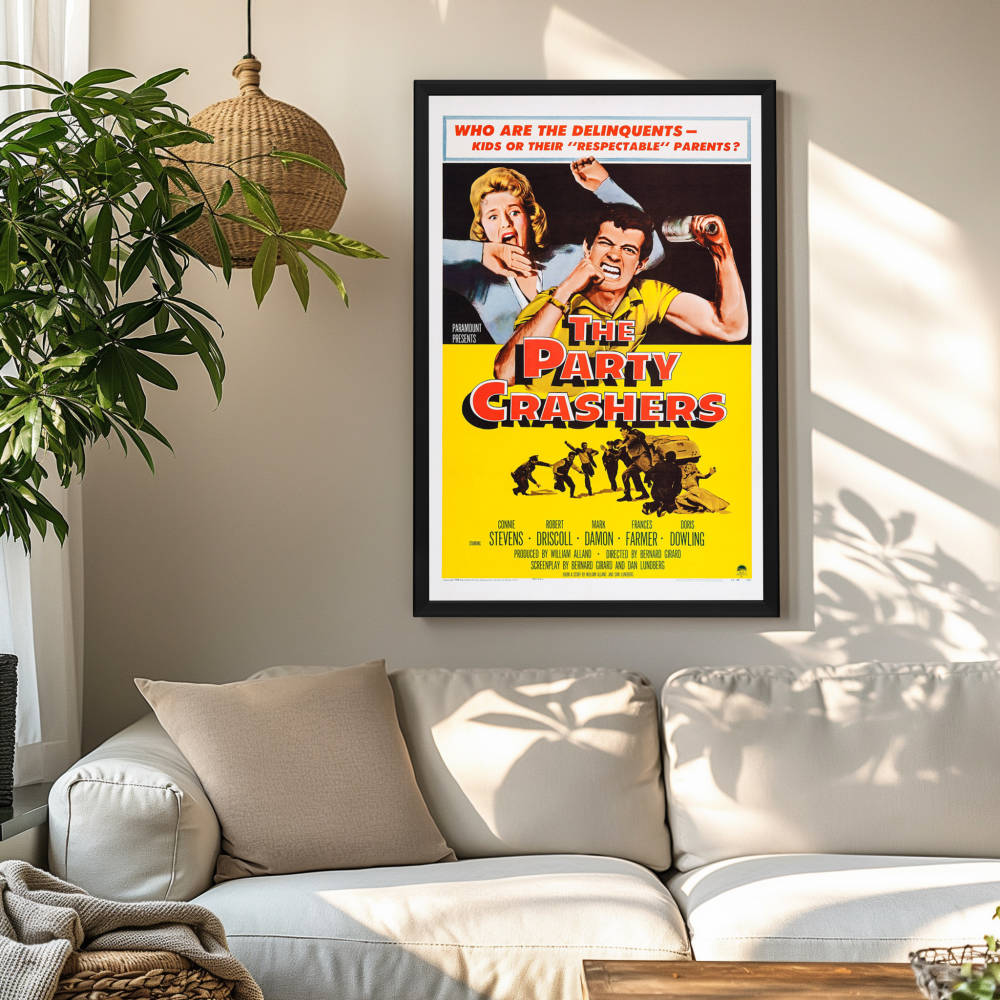 "Party Crashers" (1958) Framed Movie Poster