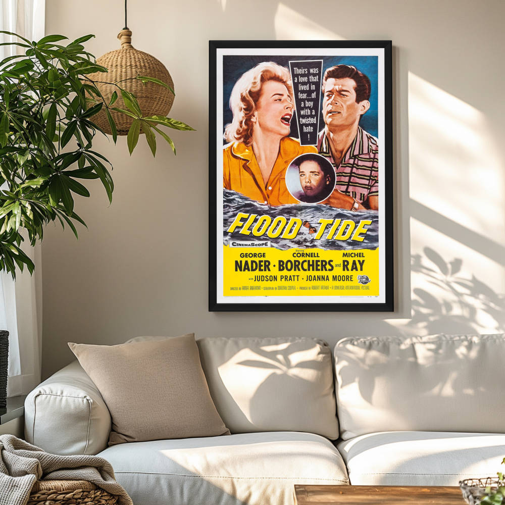 "Flood Tide" (1958) Framed Movie Poster