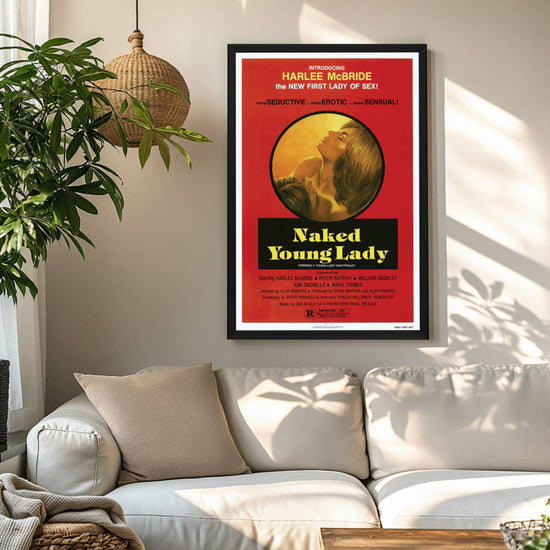 "Naked Young Lady" (1977) Framed Movie Poster