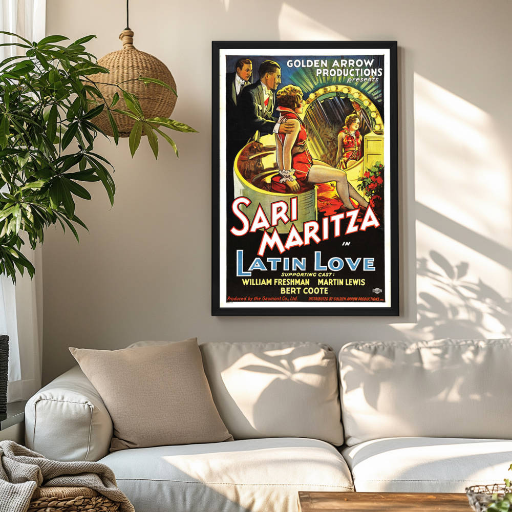 "Latin Love aka Greek Street" (1930) Framed Movie Poster