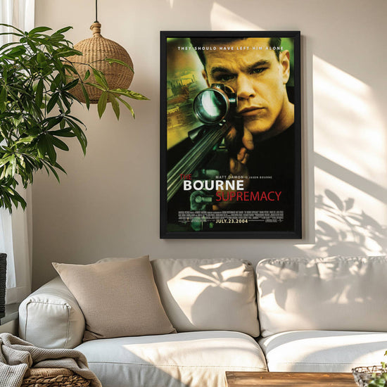 "Bourne Supremacy" (2004) Framed Movie Poster