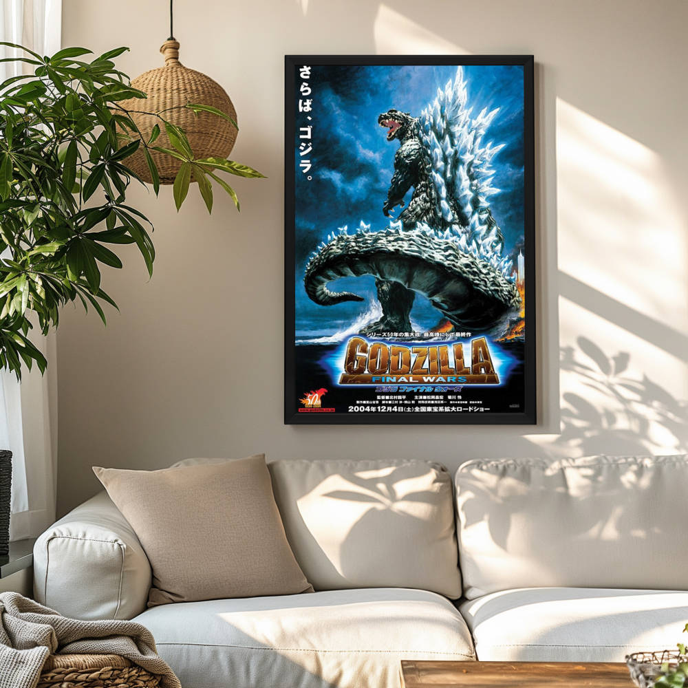 "Godzilla: Final Wars" (2004) Framed Movie Poster