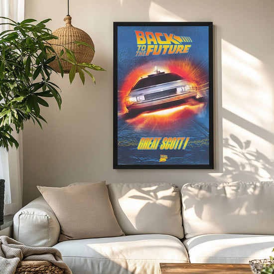 "Back to the Future" (1985) Framed Movie Poster