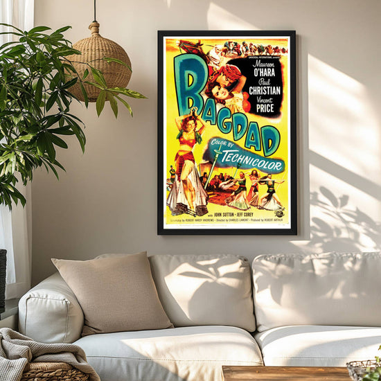 "Bagdad" (1949) Framed Movie Poster