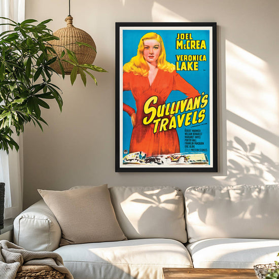 "Sullivan's Travels" (1941) Framed Movie Poster