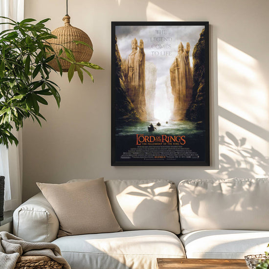 "Lord of the Rings: The Fellowship of the Ring" (2001) Framed Movie Poster