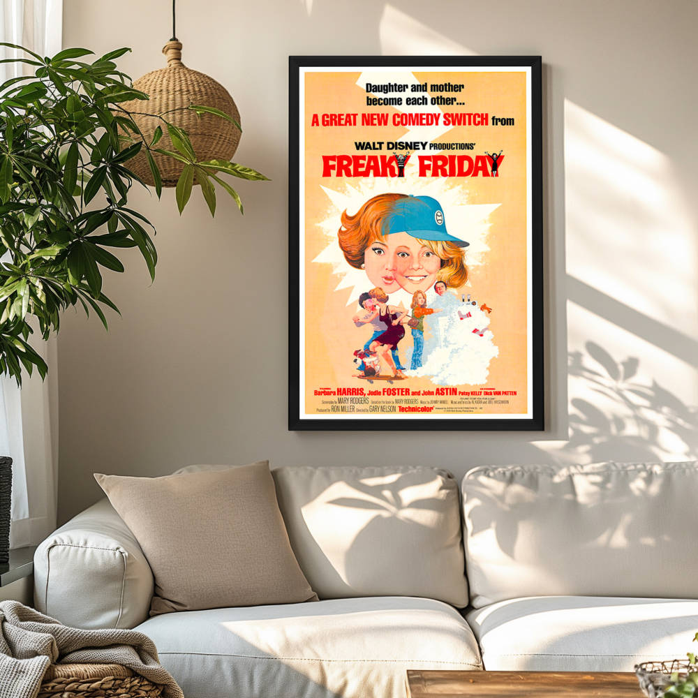 "Freaky Friday" (1976) Framed Movie Poster