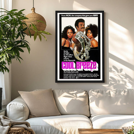 "Cool Breeze" (1972) Framed Movie Poster