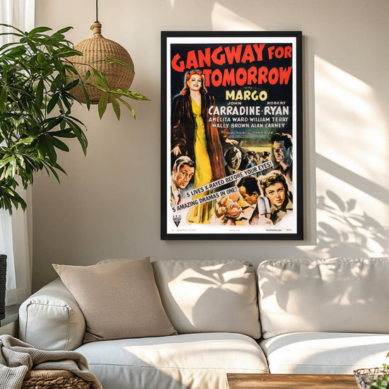 "Gangway For Tomorrow" (1943) Framed Movie Poster