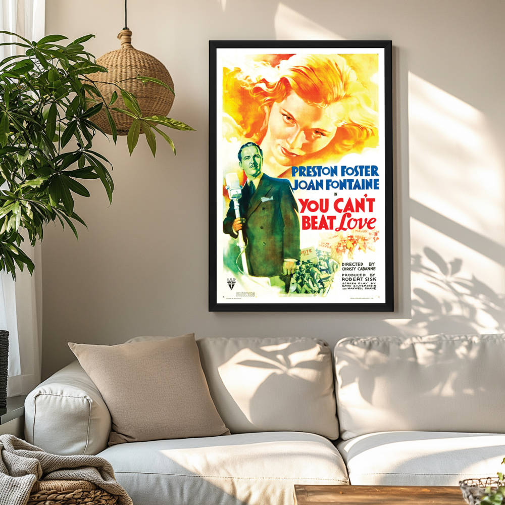 "You Can't Beat Love" (1937) Framed Movie Poster