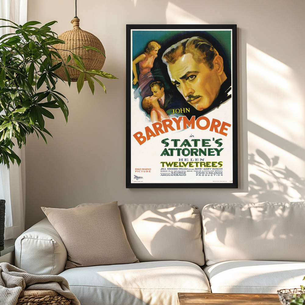 "State's Attorney" (1932) Framed Movie Poster