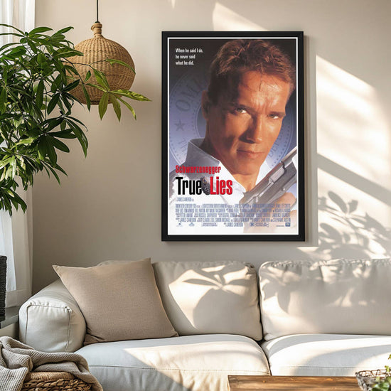 "True Lies" (1994) Framed Movie Poster