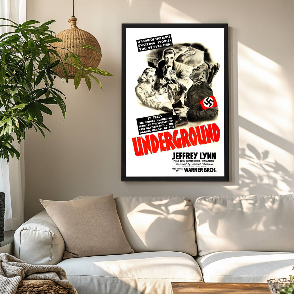 "Underground" (1941) Framed Movie Poster