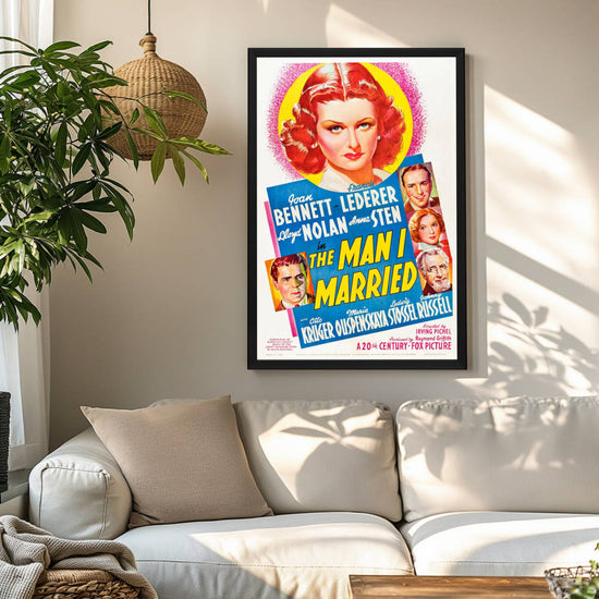 "Man I Married" (1940) Framed Movie Poster