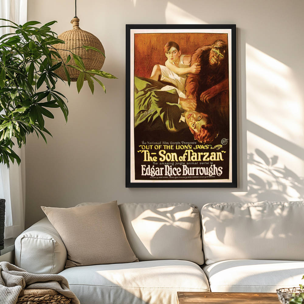 "Son Of Tarzan" (1920) Framed Movie Poster
