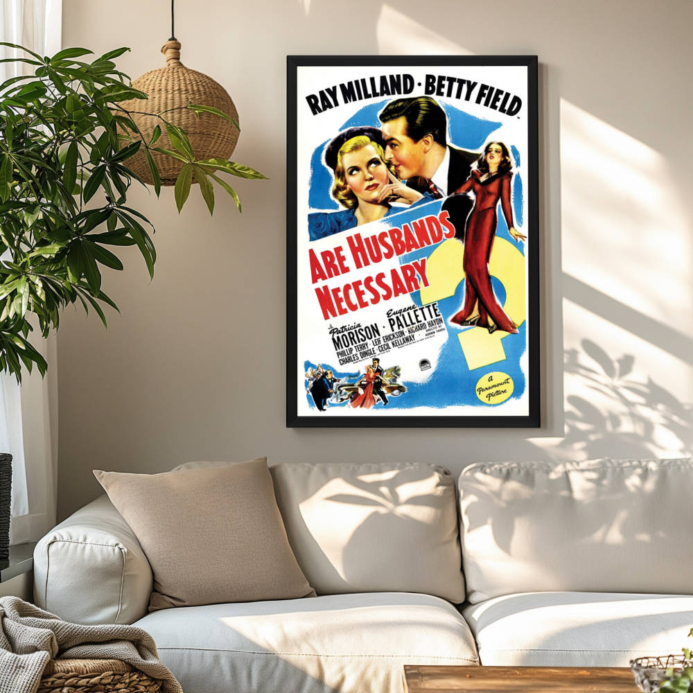 "Are Husbands Necessary" (1942) Framed Movie Poster