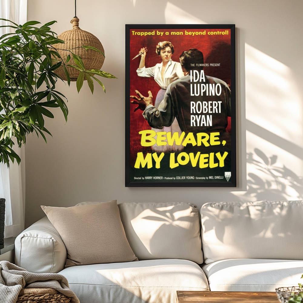 "Beware, My Lovely" (1952) Framed Movie Poster