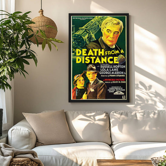 "Death From A Distance" (1935) Framed Movie Poster