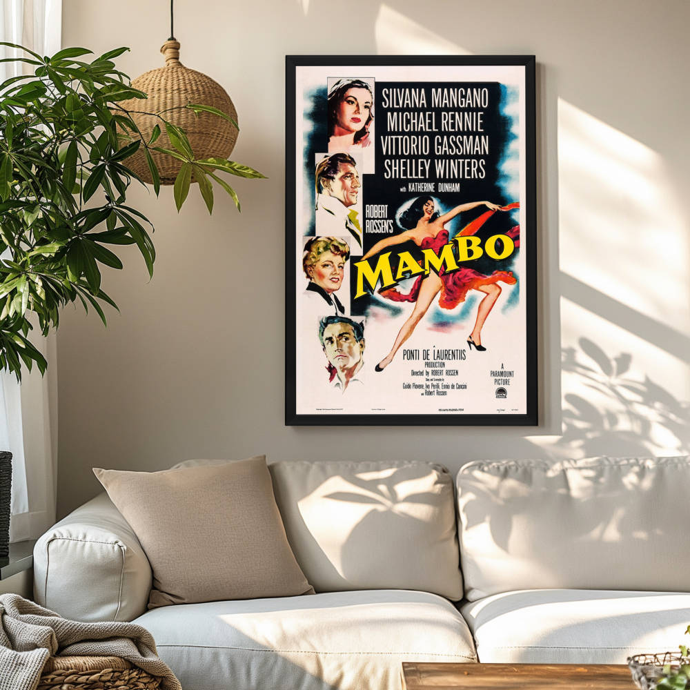 "Mambo" (1954) Framed Movie Poster