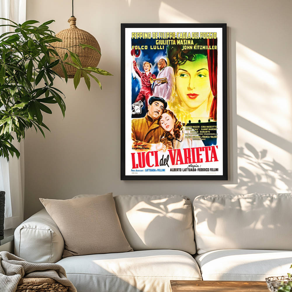 "Variety Lights" (1950) Framed Movie Poster