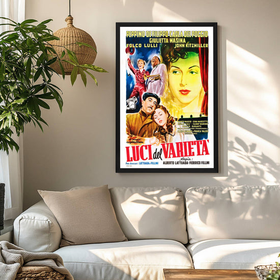 "Variety Lights" (1950) Framed Movie Poster