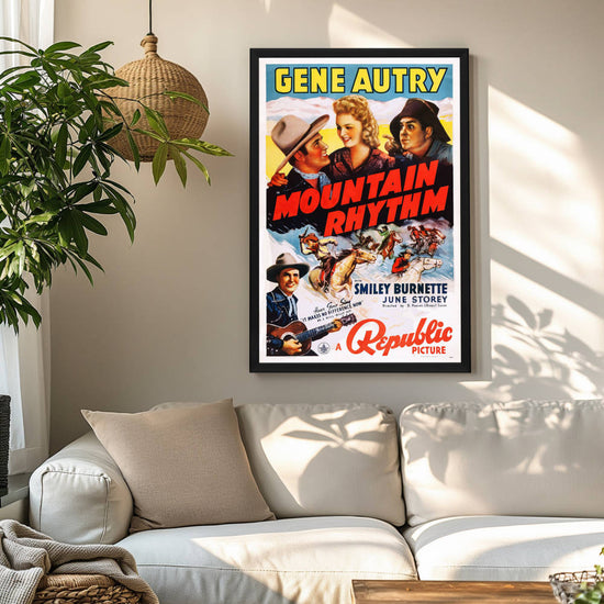 "Mountain Rhythm" (1939) Framed Movie Poster