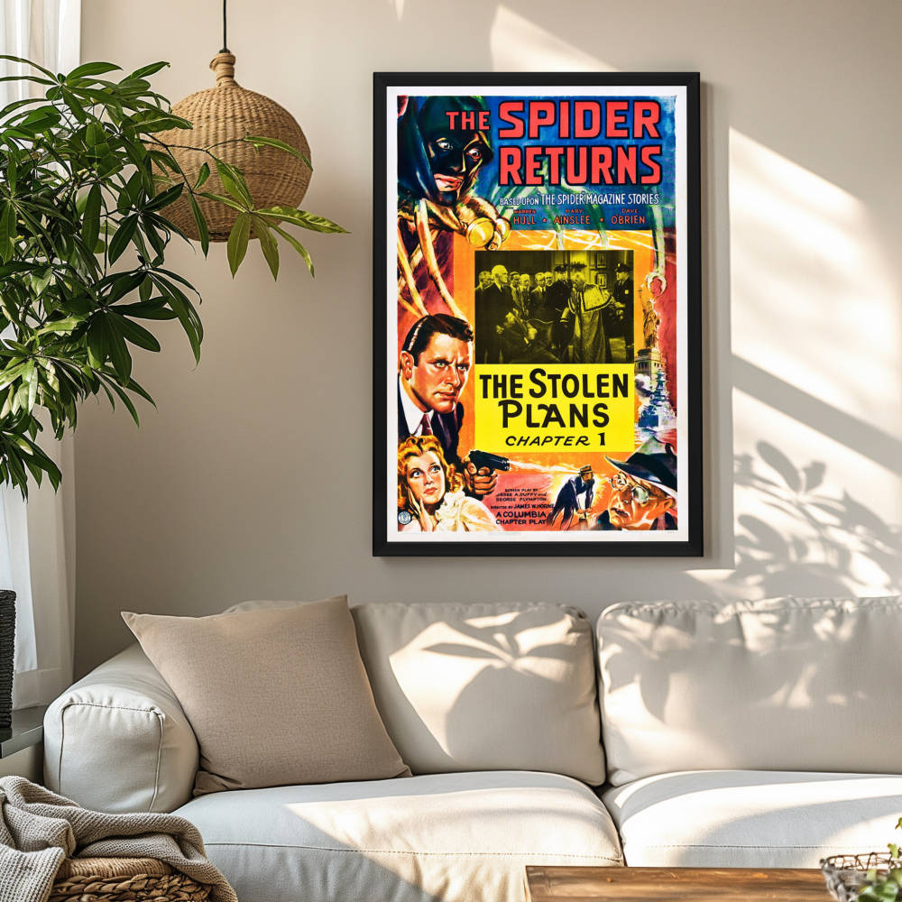 "Spider Returns" (1941) Framed Movie Poster