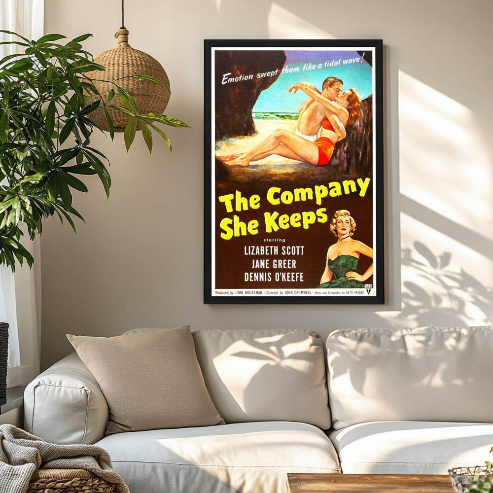 "Company She Keeps" (1951) Framed Movie Poster