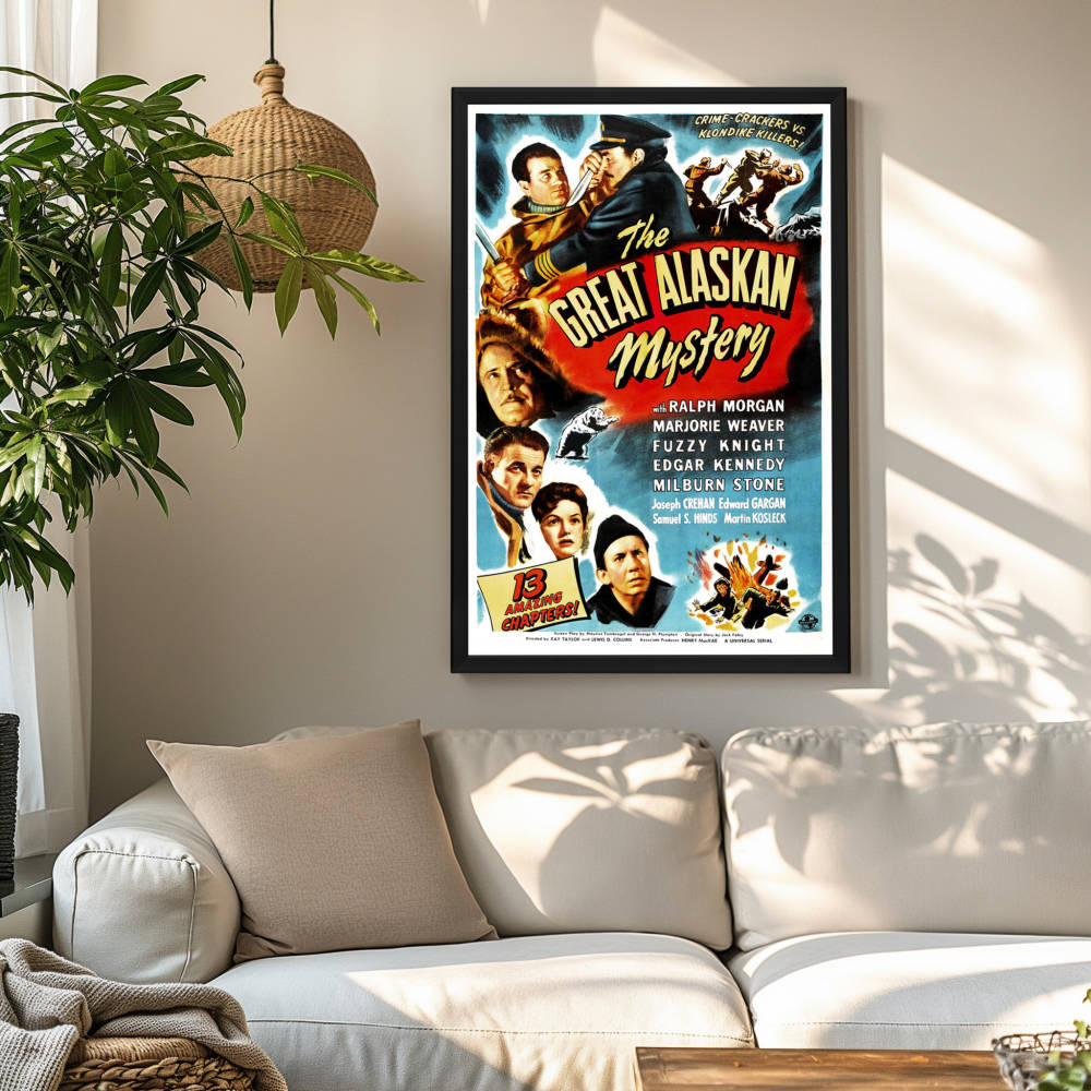 "Great Alaskan Mystery" (1944) Framed Movie Poster