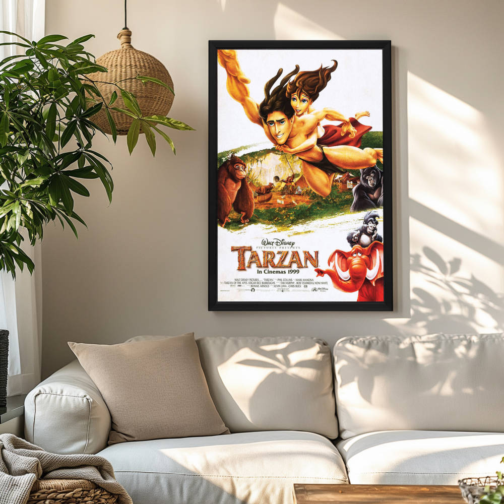 "Tarzan" (1999) Framed Movie Poster
