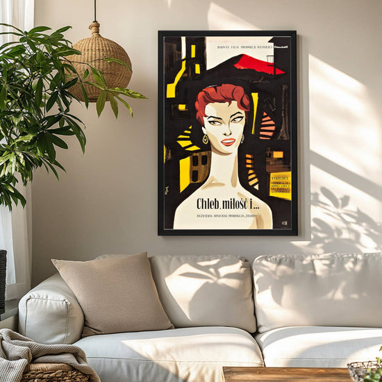 "Scandal In Sorrento (Polish)" (1955) Framed Movie Poster