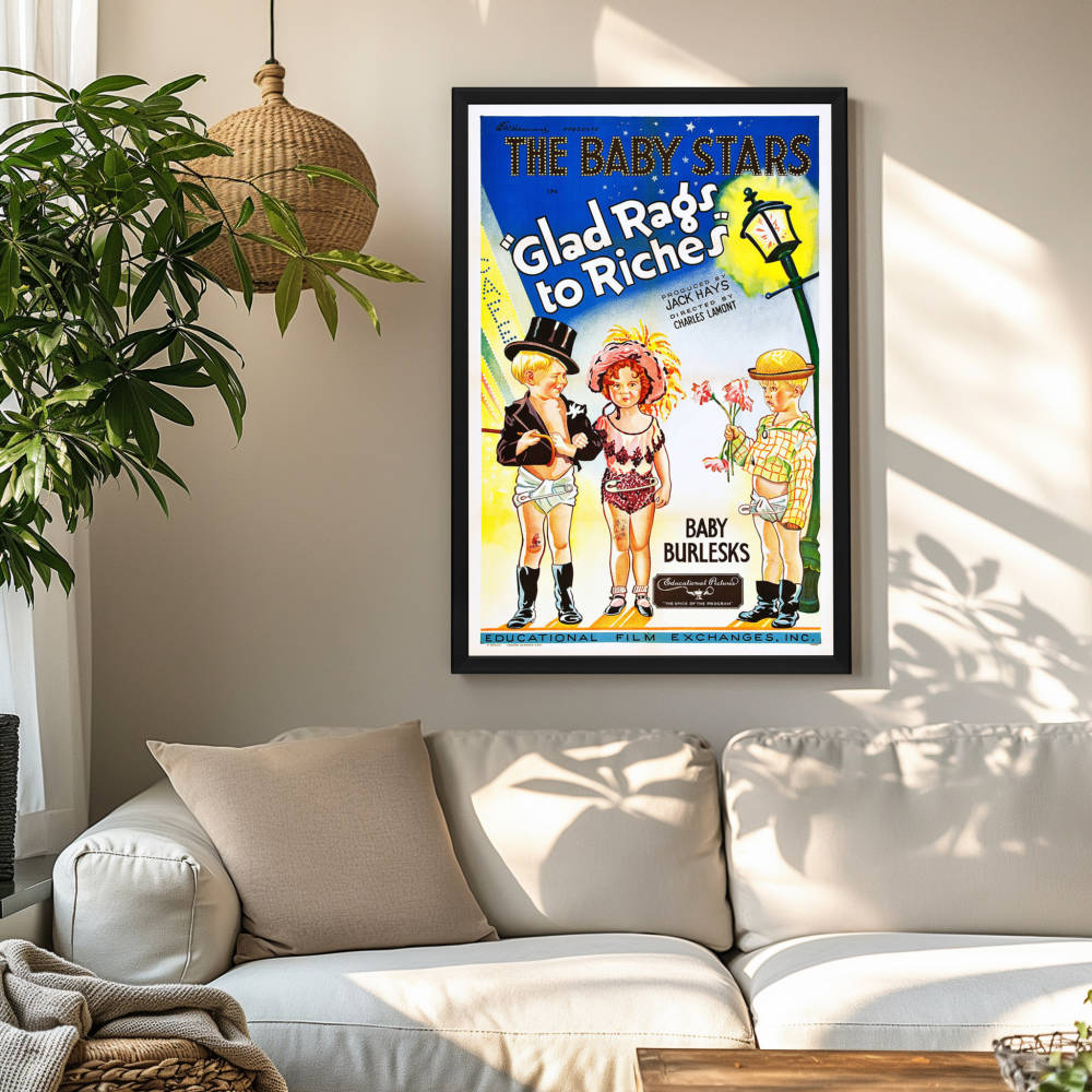 "Glad Rags To Riches" (1932) Framed Movie Poster