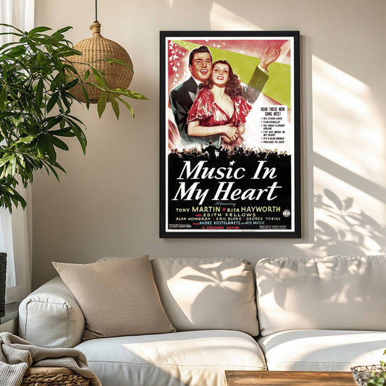 "Music In My Heart" (1940) Framed Movie Poster