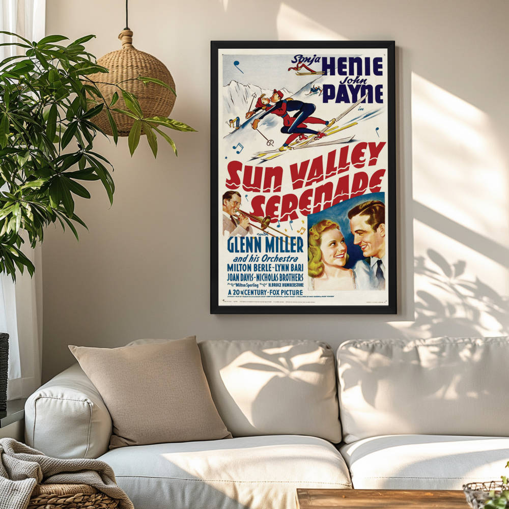 "Sun Valley Serenade" (1941) Framed Movie Poster