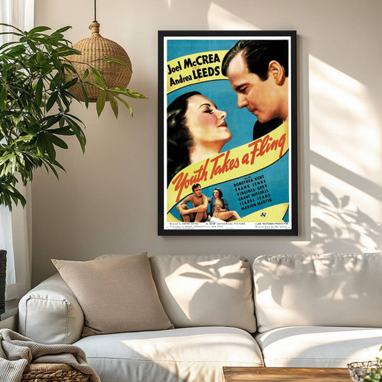 "Youth Takes A Fling" (1938) Framed Movie Poster